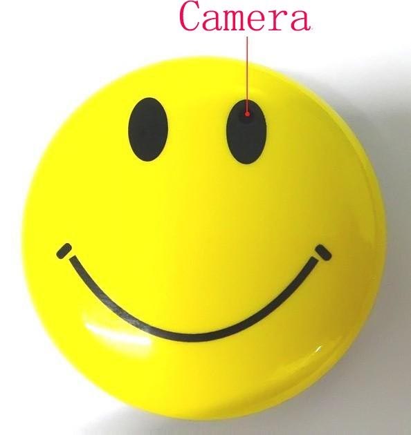smile face anti spy equipment camera