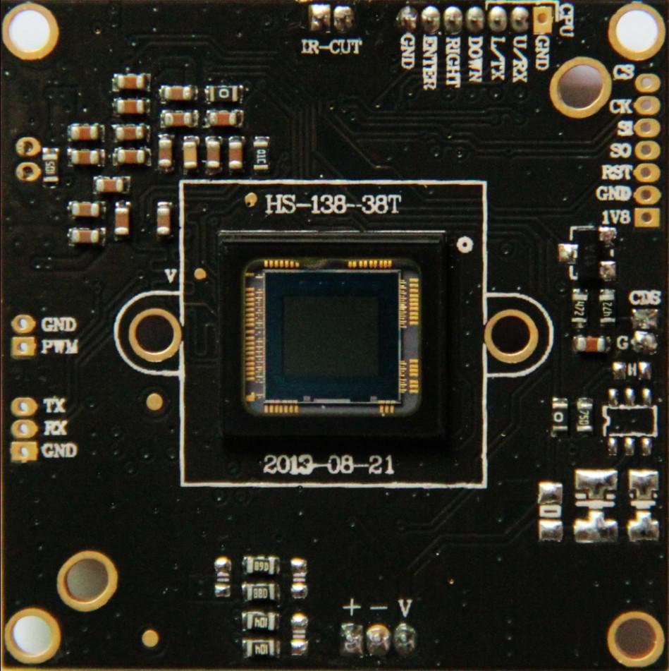 1200TVL HD 1/3 CMOS IR-CUT OSD Color Camera Board